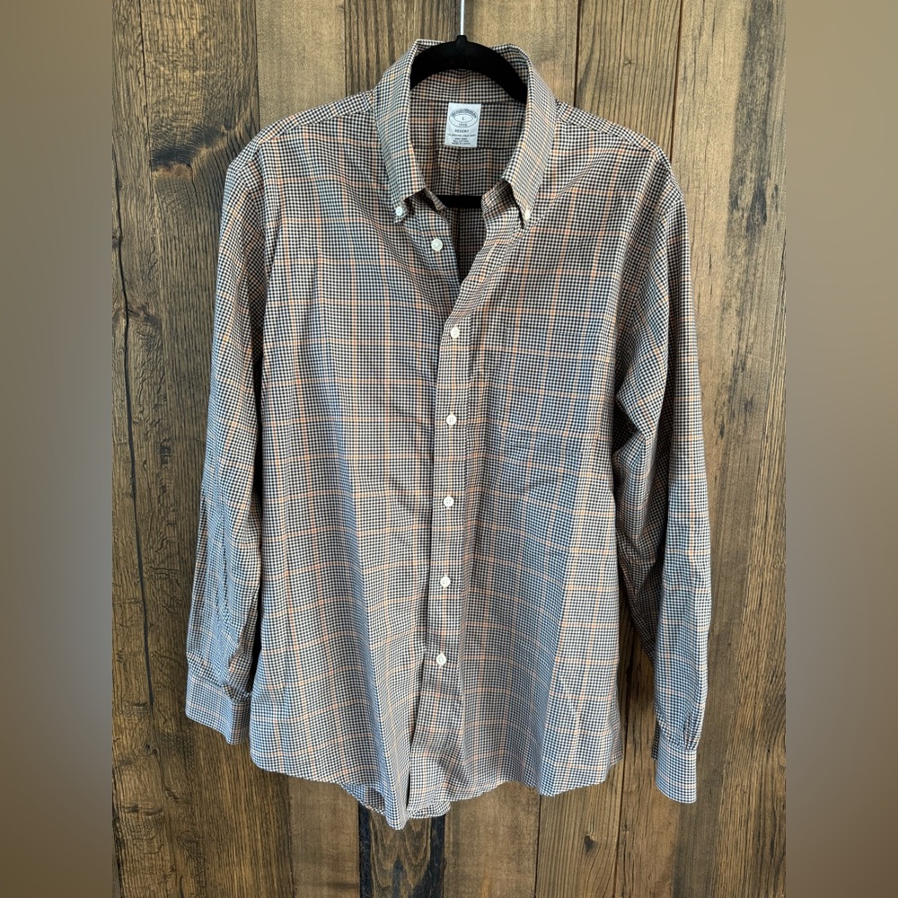 Brooks Brothers Regent Non-Iron Shirt Men’s L